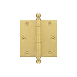 Grandeur 3.5 Ball Tip Residential Hinge with Square Corners