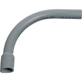 Conduit Fitting, PVC Belled End Elbow, 90 Degree, 3In.