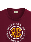 Adro Tshirt For Men | Printed T Shirt For Men | 100% Cotton T-Shirt |Printed T Shirt | T-Shirts | Rn24-Bul-Mr-L Maroon