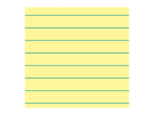 Ampad 20246 Double Sheets Pad, Narrow/Margin Pad, 8 1/2 X 11 3/4, Canary, 100 Sheets