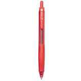 Pilot 31508 Rolling Ball Pen,Gel Ink,Refill.,Fine Pt,Red Ink/Barrel