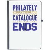 Udnag Ruled Notebook Diary Reading | Philately Starts Where The Catalogue Ends, [A5 80Pages 80Gsm]