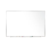 Ghent 2 x 3 Porcelain Magnetic Whiteboard, Aluminum Frame, 1 Marker, 1 Eraser, Made in the USA (M1231)