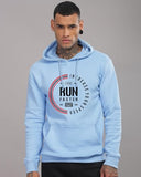 Adro Men'S Cotton Neck Hooded Sweatshirt (H24-Fast-Sk_Sky Blue,Sky BlueApparel,L
