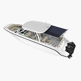 Oceansouth T-Top Extension (Size 7) 8.5 ft Length x 6 ft Width - Black Shades Sun Shade Canvas Boat Bulk Fishing Accessories Cov