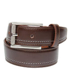 Walletsnbags Formal Trouser Belt Texas (B 39_Brown_38)