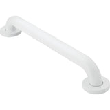 Moen R8912W Bathroom Safety 12Inch Stainless Steel Bathroom Grab Bar with Concealed Screws, Glacier White