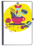 Udnag Ruled Notebook Diary Flowers | Flower Pot, [A5 80Pages 80Gsm]