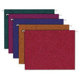 Pendaflex Reinforced Hanging File Folders Letter 8.50 Width X 11 Length Sheet Size 0.75 Expansion 11 Pt. Polylaminate,