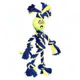 PetSport Twisted Chews Extremely Durable Rope Tug Dog Toys Great for Heavy Chewers and Teething Puppies (Mini Braided Rope Rasta