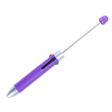 Enakshi Beadable Pens Multicolor Bead Ballpoint Pen for Journaling Taking Notes Draw Violet|Collectibles | Pens & Writing Instru