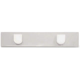 Advantus 75329 Panel Wall Sign Name Holder, Acrylic, 9 X 2, 6/Pack, Clear