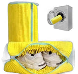 Shoe Washing Machine Bag 360 Chenille Laundry Bag for Sneakers & Delicates, Zipper Closure, Reusable for Washer & Dryer (Multico