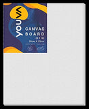 Navneet Youva | Cotton White Blank Canvas Boards For Painting, Acrylic Paint, Oil Paint Dry & Wet Art Media | 8X10 Inch | Pack O