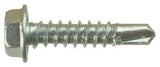 AP Products 012-DP100 8 X 1 Zinc Plate Self Tapping Unslotted Hex Washer Head - Pack of 100