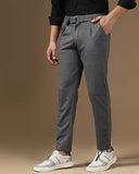 Toplot Men'S Regular Casual Pants (Belt-Trouser-5173-Dark Grey-40),Dark Grey,40,B0CXM4Y7GT