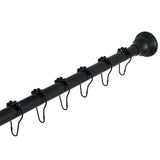 Kingston Brass KSR115 Edenscape Straight Shower Curtain Rod with Shower Curtain Rings, Oil Rubbed Bronze 60 x 2.56 x 2.56
