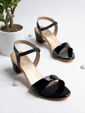 Shoetopia Girls Girls-Heel-1700 Black Heeled Sandal - 6 Uk (Girls-Heel-1700-Black),Black,6,B0CRPHDPC1