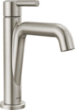 Delta Faucet Nicoli Brushed Nickel Bathroom Faucet, Single Hole Bathroom Sink Faucet, Single Handle Bathroom Faucet, PopUp Drai