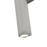 Living District Indoor Modern Home Decorative Raine Integrated Led Wall Sconce - Silver