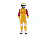 'Ntt Indycar Series'' #28 Romain Grosjean Driver Figure ''Dhl - Andretti Autosport'' For 1/18 Scale Models By Greenlight