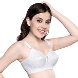 Trylo Women'S Non-Wired Bra (Krutikachikan-137_White_34H),White,34,B00R8G39LQ