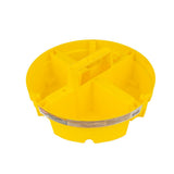Bucket Boss Bucket Stacker Small Parts Organizer, Bucket Organization (15051) , Yellow
