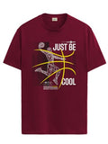 Adro Men'S Graphic Printed 100% Cotton T-Shirt - Regular Fit, Printed T-Shirts For Men (Rn24-Bcl-Mr_Maroon_L)