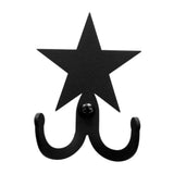 Village Wrought Iron Star Double Wall Hook
