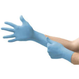 Ansell TNT Blue Disposable Gloves, Blue, Large, 100 Gloves