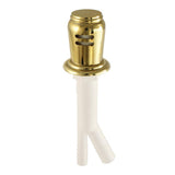 Kingston Brass KA831PB Trimscape Dishwasher Air Gap, Polished Brass