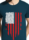 Adro Men'S Usa Printed Cotton T-Shirt (Rn22-2-Uss-Sb_Teal_M)
