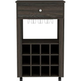 Memphis Bar Cart  -Living Room -Espresso