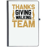 Udnag Ruled Notebook Diary Walking | Thanks Giving Walking Team, [A5 80Pages 80Gsm]