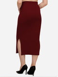 Wedani Womens Lycra Saree Shapewear Petticoat (X-Large Maroon),Maroon,XL,Polyester,Solid,