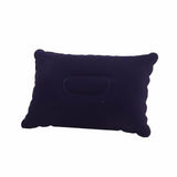 Pexorva Lightweight Flocked Air Pillow Multifunctional Inflatable Travel Pillow Portable Rest Cushion For Travelers, Campers, Ca