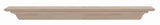 Pearl Mantels 418-72 Homestead Mantel Shelf, 72-Inch, Unfinished, 72 Inch