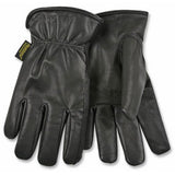 KINCO 93HKXL Mens Lined Goatskin Gloves, Heat Keep Thermal Lining, XLarge, Black