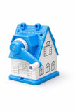 Kids Home Shape Big Pencil Sharpener, Manual Hand Crank Pencil Sharpener for School, Cute House Design, Heavy Duty Plastic Sharp