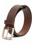Bacca Bucci MenS Leather Belt For Formal & Casual Wear Brown 3234 Inches