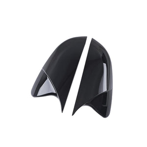 Rifoda for Civic car Door Side Mirror Cover Trims ABS Material for Honda 10th gen Civic 2016 2017 2018 2019 2020 2021-Bright Bla