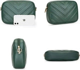 Adisa Women'S Girls Cross Body Sling Bag With Pouch (Dark Green),Dark Green,,B0CSYZX535