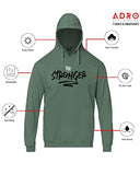 Adro Men And Women'S Cotton The Stronger Hooded Neck Sweatshirts (H20-M-Sgr-Pt_Pista_L)