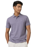 Xyxx Men'S Cotton Solid Regular Fit T-Shirt (Xy_Cr14_Polo Tshirt_1_Misty Lilac,Misty LilacApparel,XL