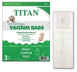 Titan Replacement Allergen Vacuum bags Designed to fit Titan and Nutone Central Vacuums 3 Pack