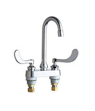 Chicago Faucets 895317ABCP Deck Mounted Gooseneck Faucet, Chrome