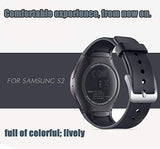 1Pc Large Watch Band/Strap For Samsung Gear S2 Smartwatch Band Replacement Accessories With Metal Clasps Watch Strap/Wristband S