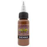 Radiant Colors Tattoo Ink Professional Tattooing Inks Fluid Vegan Pigments 1/2 oz Half Ounce Sienna