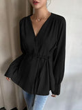 Leriya Fashion Women'S Solid Regular Fit Top (Lf-W2052_Black L)