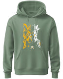 Adro Mens Hoodies With Naruto Uzumaki Anime Printed, 100% Cotton 340Gsm Warm & Soft Fabric. (H23-M-Nrr-Pt_Pista_2Xl)